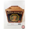 Image 2 : Martha Washington Brand Wooden Shipping Crate (Measures : 11-1/2"H x 26"W x 11-3/4"D)