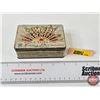 Image 1 : Sweet Caporal Cigarette Tin (Measures : 1-1/2"H x 4-1/4"W x 3"D)