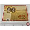 Image 2 : Sweet Caporal Cigarette Tin : King George VI Coronation (1937) (Measures : 1/2"H x 6"W x 4-1/4"D)
