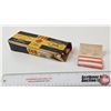 Image 1 : Job Cigarette Papers Box w/7 Packs  (NOTE : Fire Damage) (Measures : 1-3/4"H x 8-1/4"W x 3"D)