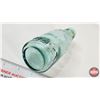 Image 8 : Blob Top Bottle : Embossed "S. Ledgard Nelson Hotel Armley" (Aqua) (Measures : 7-1/2"H)