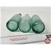 Image 10 : Aqua Embossed Bottles (3) : - The Empire Brewing Co. Ltd. - (2) Brandon Brewing Co. (All Measures : 