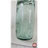 Image 3 : Blob Top Marble Stopper Embossed Bottle : "Skidmore & Son's" "Portobello & Blaydon" (Aqua) (Measures