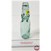 Image 7 : Blob Top Marble Stopper Embossed Bottle : "Skidmore & Son's" "Portobello & Blaydon" (Aqua) (Measures