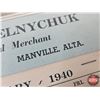 Image 2 : Misprint Advertising Calendar 1940 : "M.R. Melnychuk General Merchant" MANVILLE, ALTA. (Mannville Sp