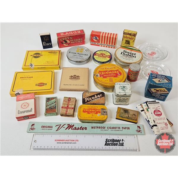 Large Tobacco Collector Combo (24pcs) : Incl. - Tins - Ashtrays - Matches - Etc!