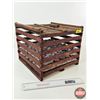 Image 1 : Wood Egg Crate (Measures : 10-1/2"H x 12-3/4"W x 12-3/4"D)