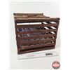 Image 3 : Wood Egg Crate (Measures : 10-1/2"H x 12-3/4"W x 12-3/4"D)