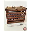 Image 4 : Wood Egg Crate (Measures : 10-1/2"H x 12-3/4"W x 12-3/4"D)