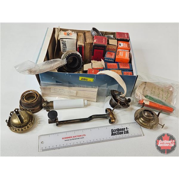 Large Variety of Oil Lamp Accessories and Parts