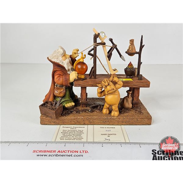THE WORLD OF KRYSTONIA Figurine w/Swarovski Crystal : Precious Art Inc. (Hand Painted) : Rueggan's E