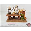 Image 4 : THE WORLD OF KRYSTONIA Figurine w/Swarovski Crystal : Precious Art Inc. (Hand Painted) : Rueggan's E