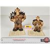 Image 1 : THE WORLD OF KRYSTONIA Figurines w/Swarovski Crystal (2): Panton International Burslem Stoke-On-Tren