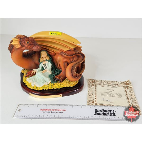 THE WORLD OF KRYSTONIA Fair Maidens Figurine : Serenity #1002 (Limited Edition 223/1000) (c/w Wood D