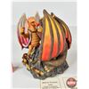 Image 3 : THE WORLD OF KRYSTONIA Figurine w/Swarovski Crystal : Precious Art Inc. (Hand Painted) : Battle for 