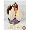 Image 7 : THE WORLD OF KRYSTONIA Figurine w/Swarovski Crystal : Precious Art Inc. (Hand Painted) : Battle for 