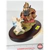 Image 3 : THE WORLD OF KRYSTONIA Figurine w/Swarovski Crystal : Panton International Burslem Stoke-On-Trent En