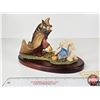 Image 4 : THE WORLD OF KRYSTONIA Figurine w/Swarovski Crystal : Panton International Burslem Stoke-On-Trent En