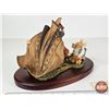 Image 5 : THE WORLD OF KRYSTONIA Figurine w/Swarovski Crystal : Panton International Burslem Stoke-On-Trent En