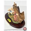 Image 6 : THE WORLD OF KRYSTONIA Figurine w/Swarovski Crystal : Panton International Burslem Stoke-On-Trent En