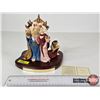 Image 1 : THE WORLD OF KRYSTONIA Figurine w/Swarovski Crystal : Panton International Stoke-On-Trent England (H