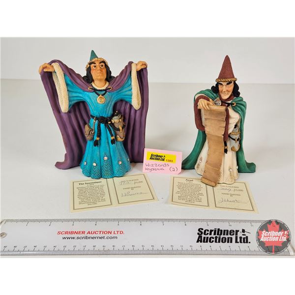 THE WORLD OF KRYSTONIA Figurines w/Swarovski Crystal (2): Panton International Stoke-On-Trent Englan
