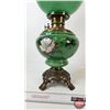 Image 2 : Gone With The Wind Oil Lamp : American Burner  (Measures w/Chimney : 25-1/2"H)