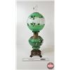 Image 3 : Gone With The Wind Oil Lamp : American Burner  (Measures w/Chimney : 25-1/2"H)