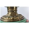 Image 4 : Gone With The Wind Oil Lamp : American Burner  (Measures w/Chimney : 25-1/2"H)