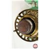 Image 8 : Gone With The Wind Oil Lamp : American Burner  (Measures w/Chimney : 25-1/2"H)