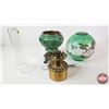Image 9 : Gone With The Wind Oil Lamp : American Burner  (Measures w/Chimney : 25-1/2"H)