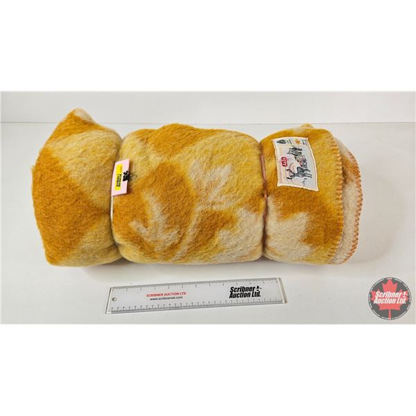 AaBe Wool Blanket : Floral Motif (Measures : 5Ft. x 7Ft.)
