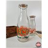Image 2 : Edmonton City Dairy Co. ACL Milk Bottles (2) & The Story Of the Edmonton City Dairy Pamphlet  c/w RE