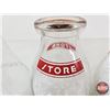 Image 3 : Milk Bottles (3) : - Embossed Edmonton City Dairies (2) - ACL Store (Tallest Measures : 10"H)