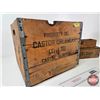 Image 3 : Castor Creamery Co. Ltd Wooden Shipping Crate w/Cheese Boxes (2) (Crate Measures : 11-1/4"H x 14-1/4