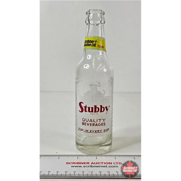 Stubby Bottle (White ACL) (Measures : 8"H)