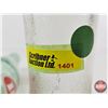 Image 11 : ACL Bottles (3) : - Dr. Pepper (Aqua) - H.P's  - Nugrape w/Stopper (All Measure : 10"H)