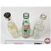 Image 9 : ACL Bottles (3) : - Dr. Pepper (Aqua) - H.P's  - Nugrape w/Stopper (All Measure : 10"H)