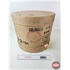 Image 1 : Cheddar Cheese 92lb Cheese Box (Measures ; 14"H x 16-1/4"Dia)