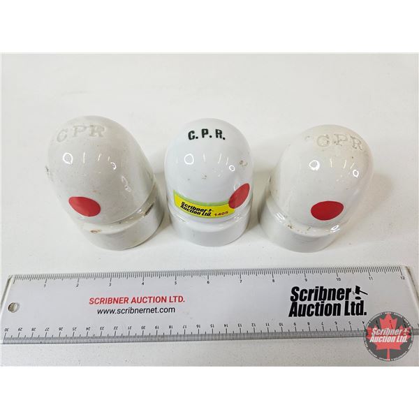 CPR Insulators (3) (Measures : 4"H)