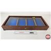 Image 1 : Glass Display Case (Measures : 3-1/4"H x 25-1/4"W x 11-3/4"D)