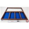 Image 2 : Glass Display Case (Measures : 3-1/4"H x 25-1/4"W x 11-3/4"D)