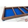 Image 4 : Glass Display Case (Measures : 3-1/4"H x 25-1/4"W x 11-3/4"D)