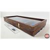 Image 7 : Glass Display Case (Measures : 3-1/4"H x 25-1/4"W x 11-3/4"D)