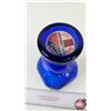 Image 8 : Cream Top Milk Bottle : "Brookfield Baby Top" (Cobalt Blue)  (Measures : 9-1/4"H)