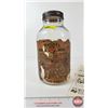 Image 2 : Horlick's Malted Milk Jar : Embossed & Paper Label (Measures : 10-1/2"H)