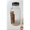 Image 6 : Horlick's Malted Milk Jar : Embossed & Paper Label (Measures : 10-1/2"H)