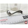 Image 8 : Cream Top Milk Bottles (2) w/Cream Spoon (1 Embossed ECD) (Both Measures : 10-1/4"H)