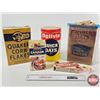 Image 1 : Vintage Confection Collection (5) : - Quaker Corn Flakes (1944) - Quaker Mother's Oats  - Ogilvie Qu