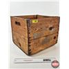 Image 1 : Purity Dairy Wooden Shipping Crate  (Measures : 11-1/2"H x 13-1/2"W x 14-1/4"D)